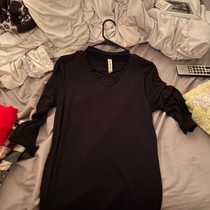 3/4 Long sleeve zenana premium dress